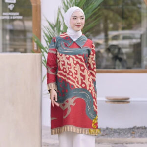 Inspirasi Batik Wanita 17 Agustus untuk Hari Kemerdekaan Tunik Batik Wanita untuk 17 Agustus